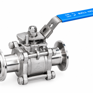 Three-Piece Quick Installation Ball Valve | Stainless Steel Sanitary Valve