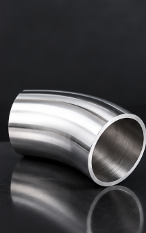 Sanitary 45° Elbow | Stainless Steel Hygienic Pipe Fitting - Image 2