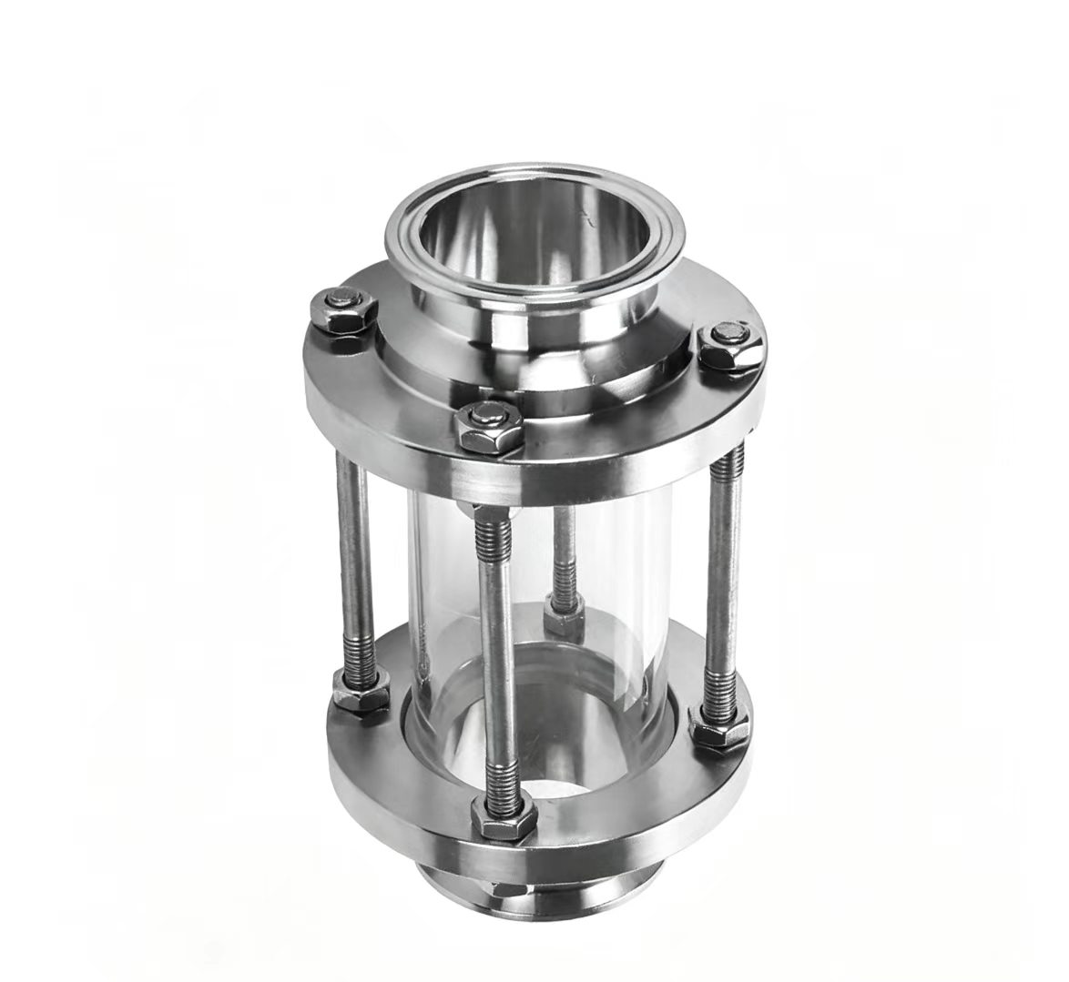 Quick-Install Sanitary Sight Glass | Stainless Steel Pipe Fitting
