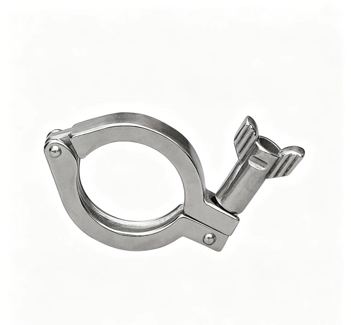 Single Pin Middle Opening Clamp | Stainless Steel Sanitary Pipe Clamp