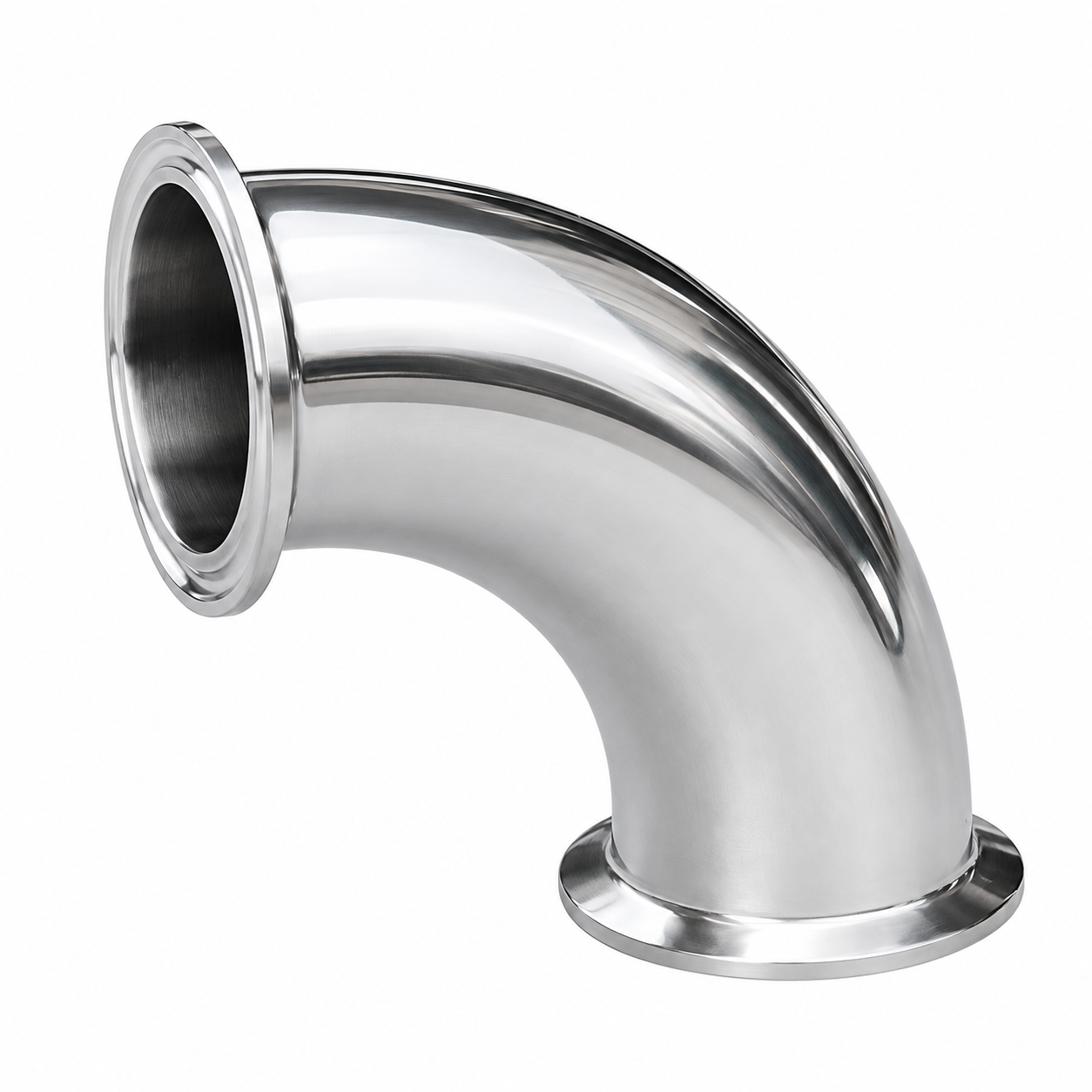 90 Degree Quick Installation Elbow | Stainless Steel Sanitary Pipe Fitting