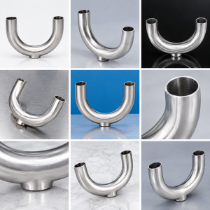 Alternative view of U-Shaped Welded Tee | Stainless Steel Sanitary Pipe Fitting