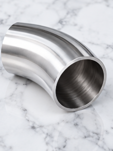 Sanitary 45° Elbow | Stainless Steel Hygienic Pipe Fitting - Image 3