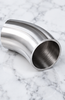 Sanitary 45° Elbow | Stainless Steel Hygienic Pipe Fitting - Image 3