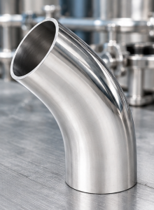 Sanitary 45° Elbow | Stainless Steel Hygienic Pipe Fitting - Image 4