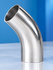Sanitary 45° Elbow | Stainless Steel Hygienic Pipe Fitting - Image 5