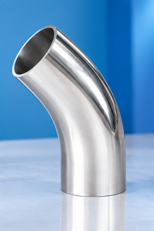 Sanitary 45° Elbow | Stainless Steel Hygienic Pipe Fitting - Image 5