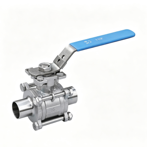High Platform All-Inclusive Welded Ball Valve | Stainless Steel Sanitary Valve