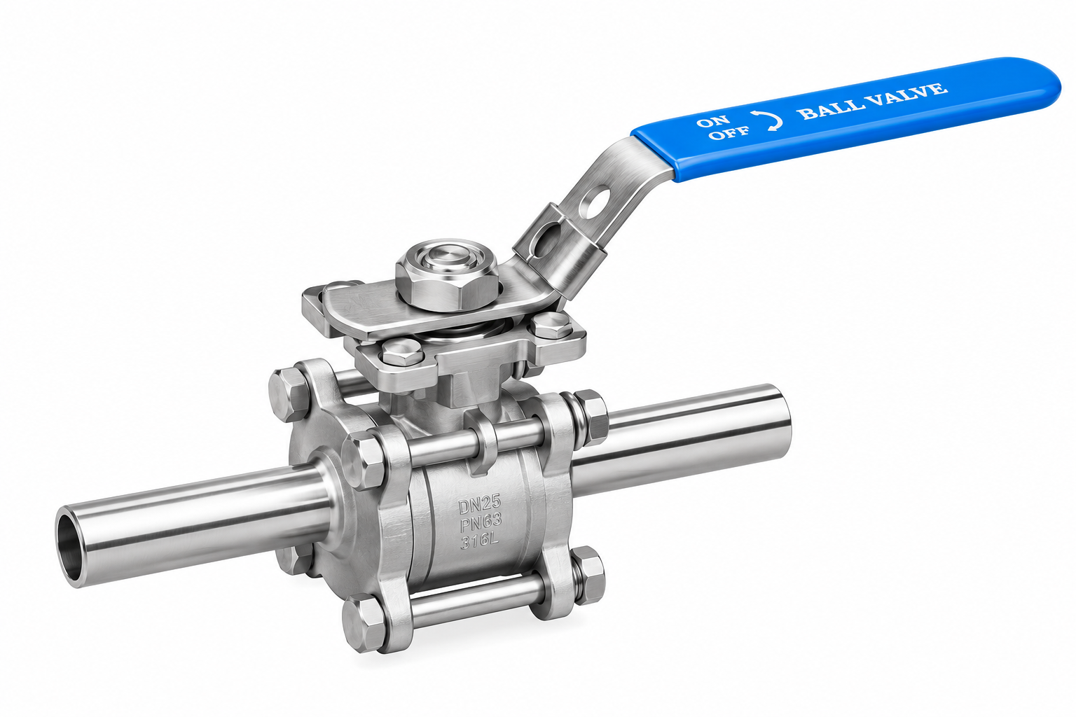 Extended Rod Ball Valve | Stainless Steel Sanitary Valve