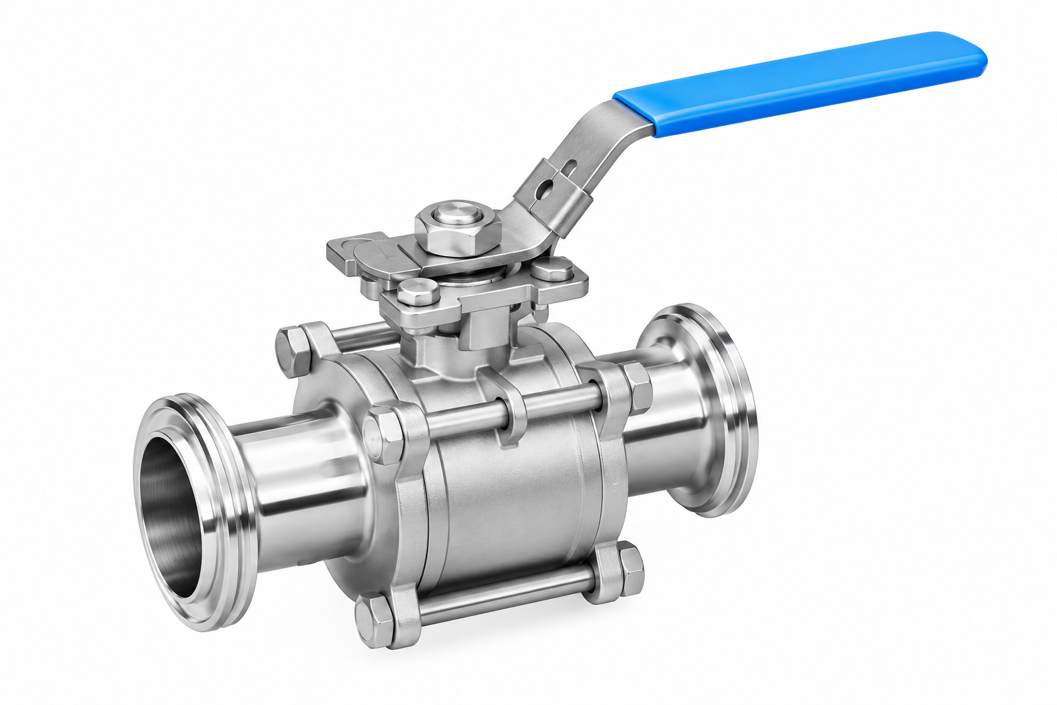 High Platform External Thread Ball Valve | Stainless Steel Sanitary Valve