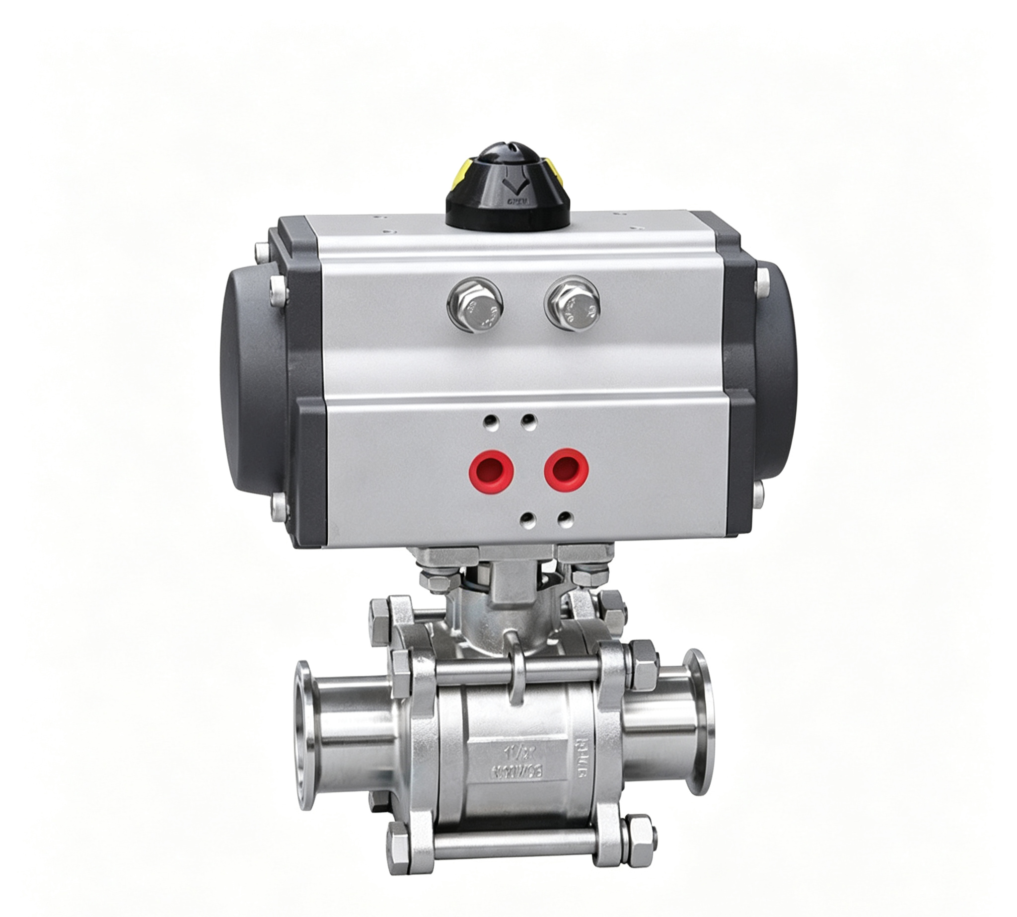 Pneumatic Quick Installation Ball Valve | Stainless Steel Sanitary Valve