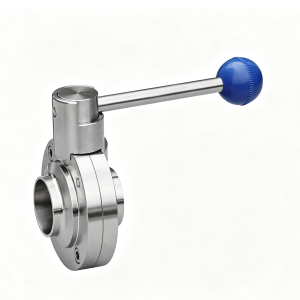 Pivotal Lever-Type Welded Butterfly Valve | Stainless Steel Sanitary Valve