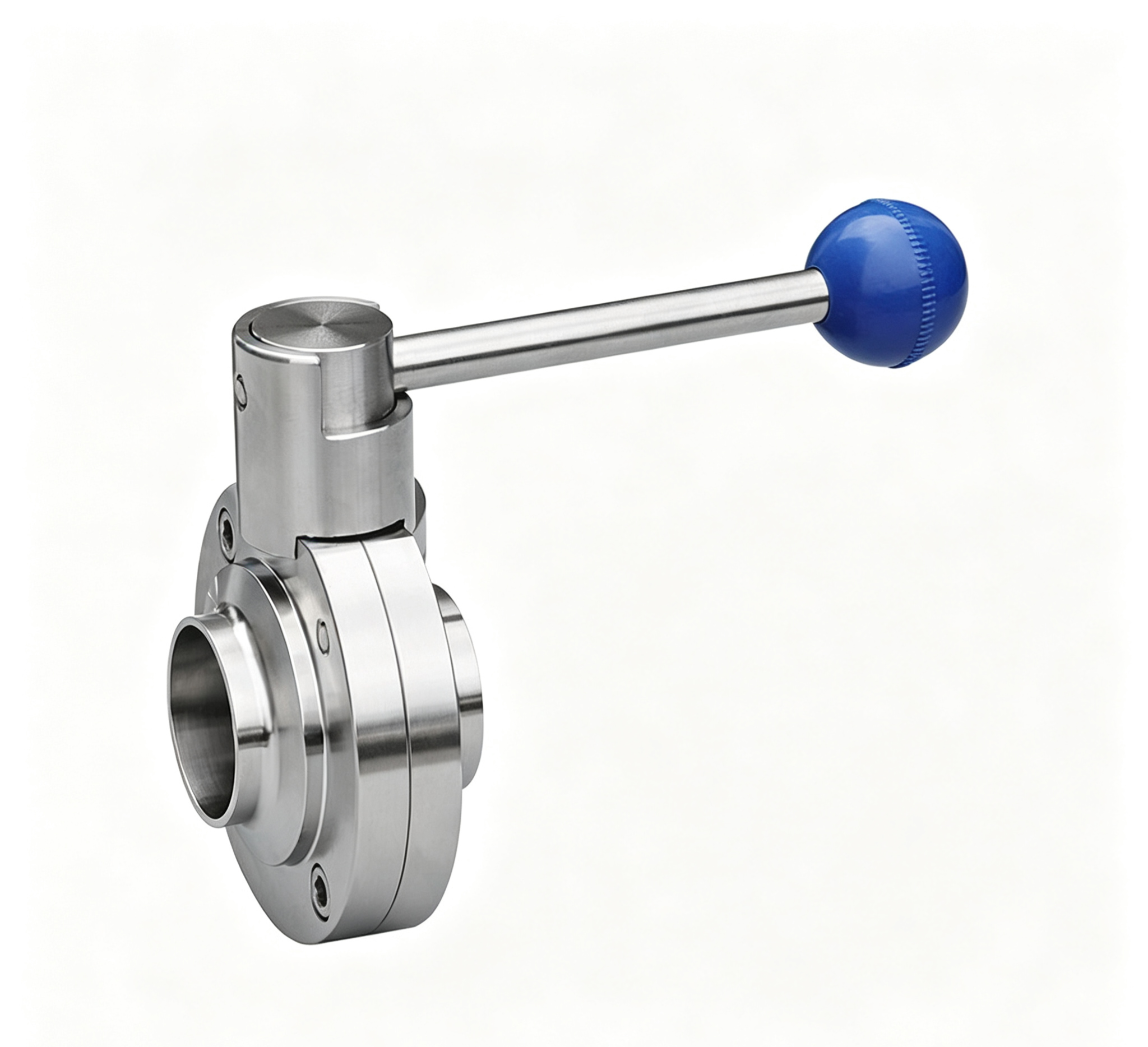 Pivotal Lever-Type Welded Butterfly Valve | Stainless Steel Sanitary Valve