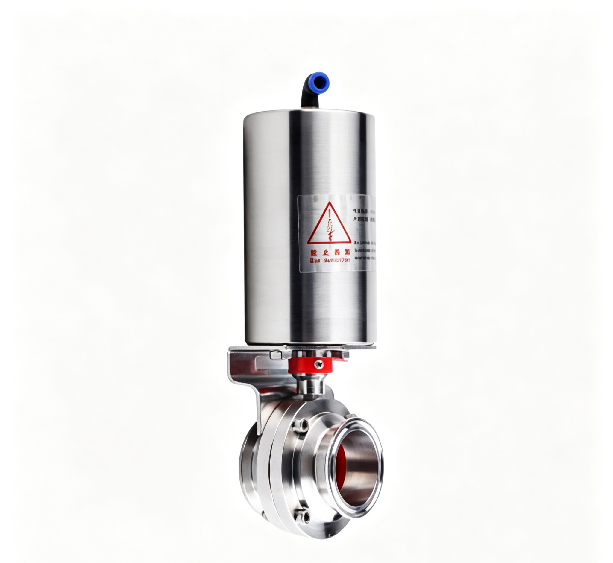Quick-Installation Stainless Steel Pneumatic Butterfly Valve | Sanitary Valve