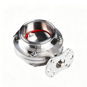 Quick-Installation High-Platform Butterfly Valve | Stainless Steel Sanitary Valve