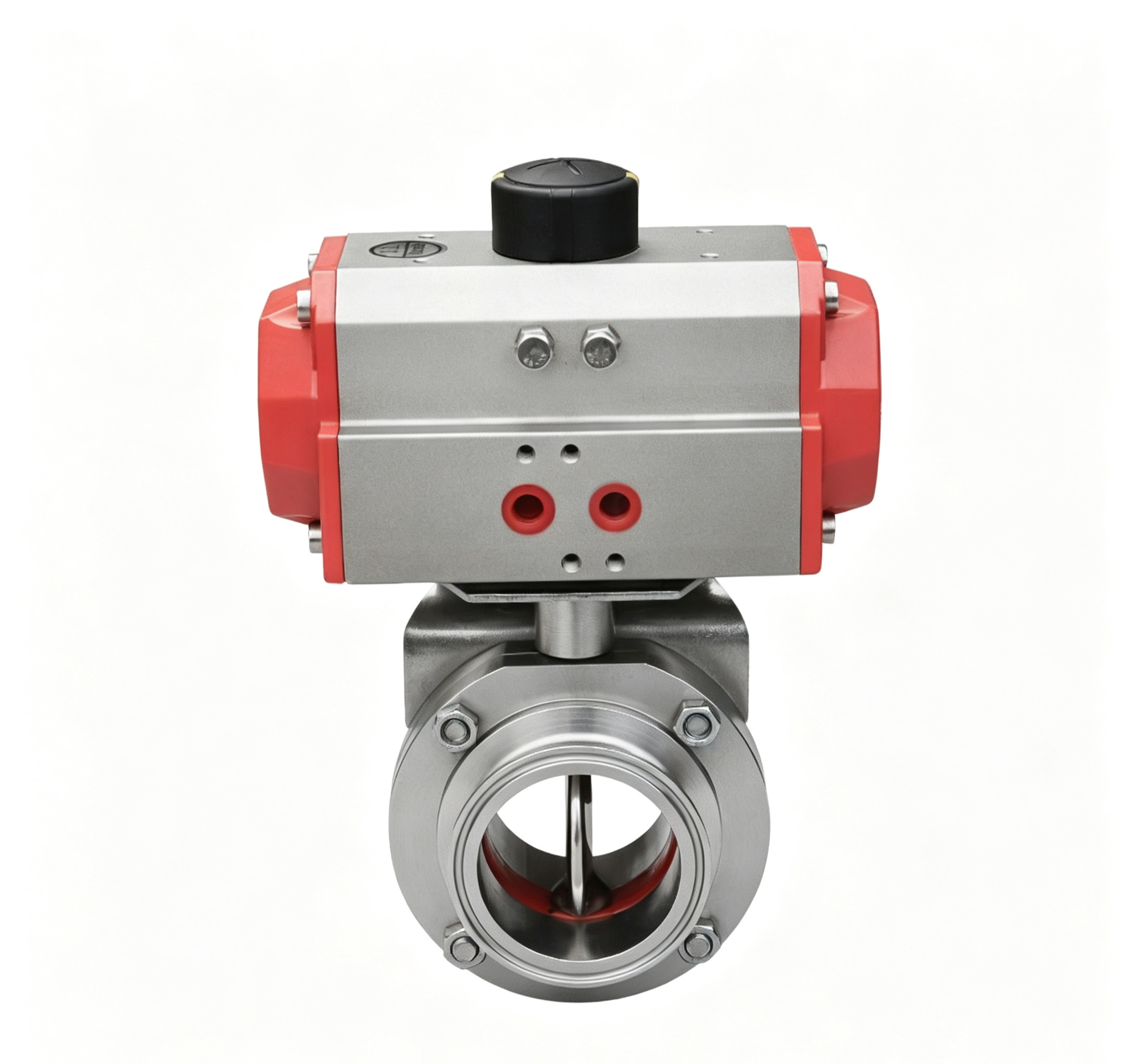 Pneumatic Quick-Installation Butterfly Valve | Stainless Steel Sanitary Valve