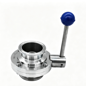Sanitary-Grade Welded Butterfly Valve | Stainless Steel Sanitary Valve