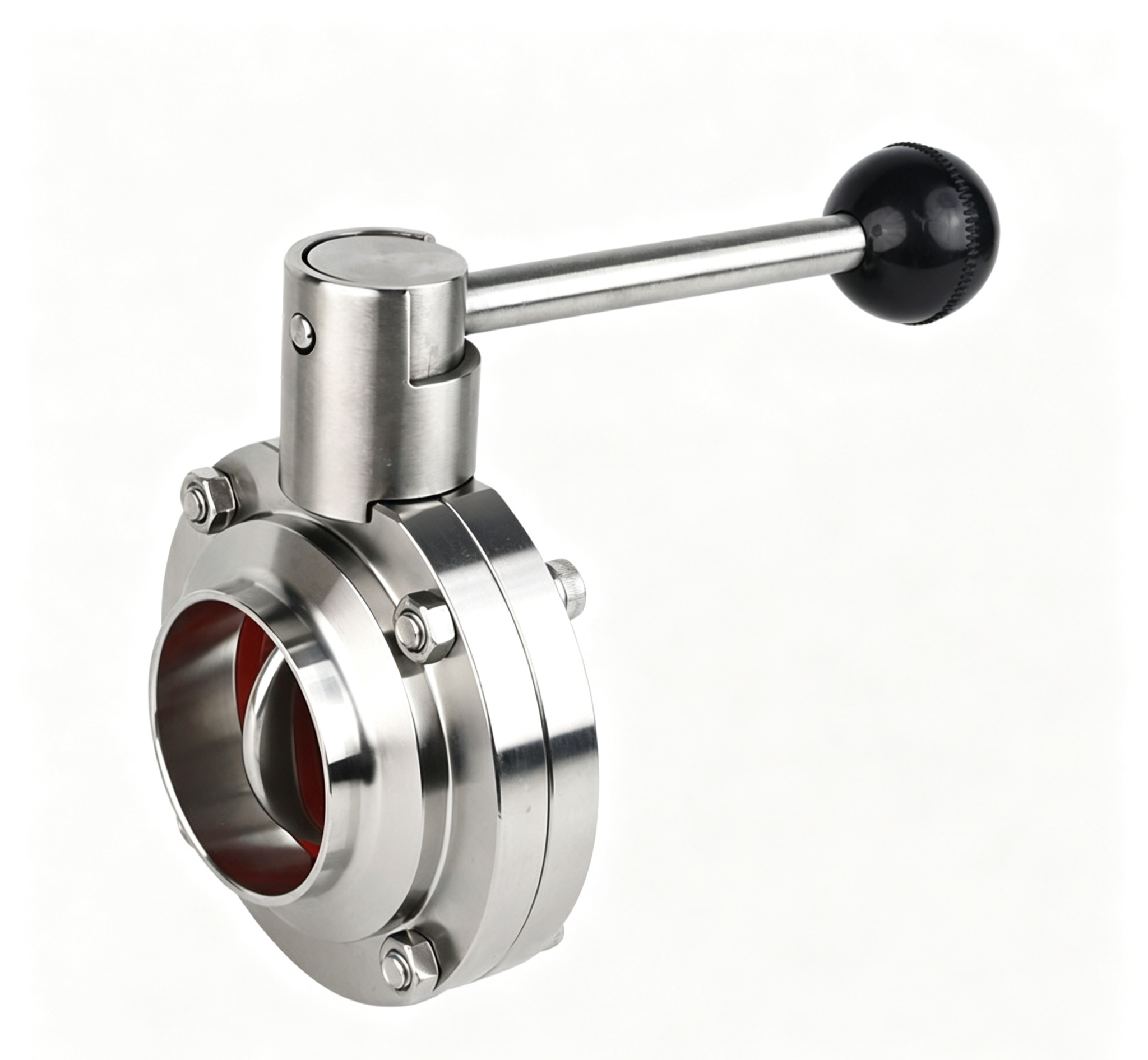 Sanitary-Grade Welded Butterfly Valve | Stainless Steel Sanitary Valve