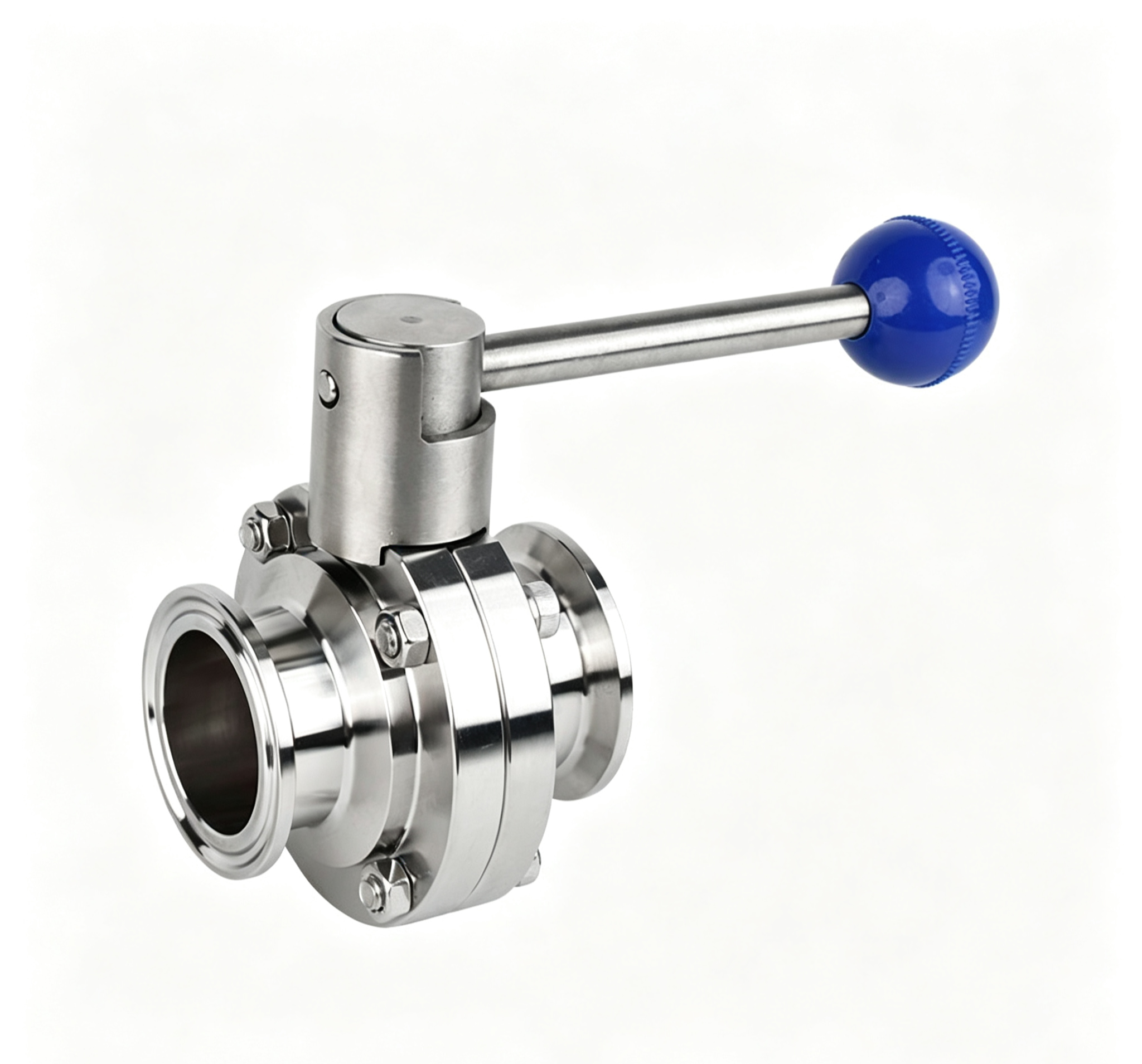 Sanitary-Grade Quick-Installation Butterfly Valve | Stainless Steel Sanitary Valve