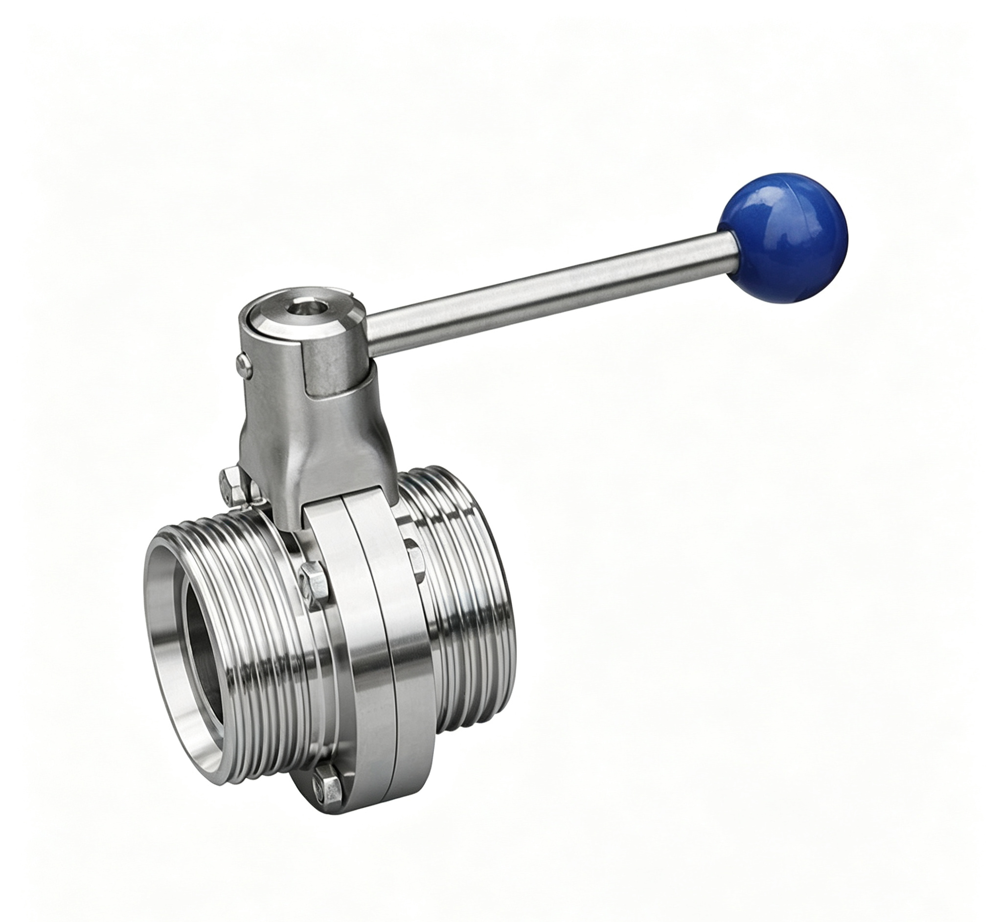 Pull Rod External Thread Butterfly Valve | Stainless Steel Sanitary Valve