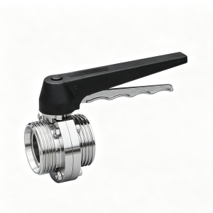 Duck-Billed External Thread Butterfly Valve | Stainless Steel Sanitary Valve