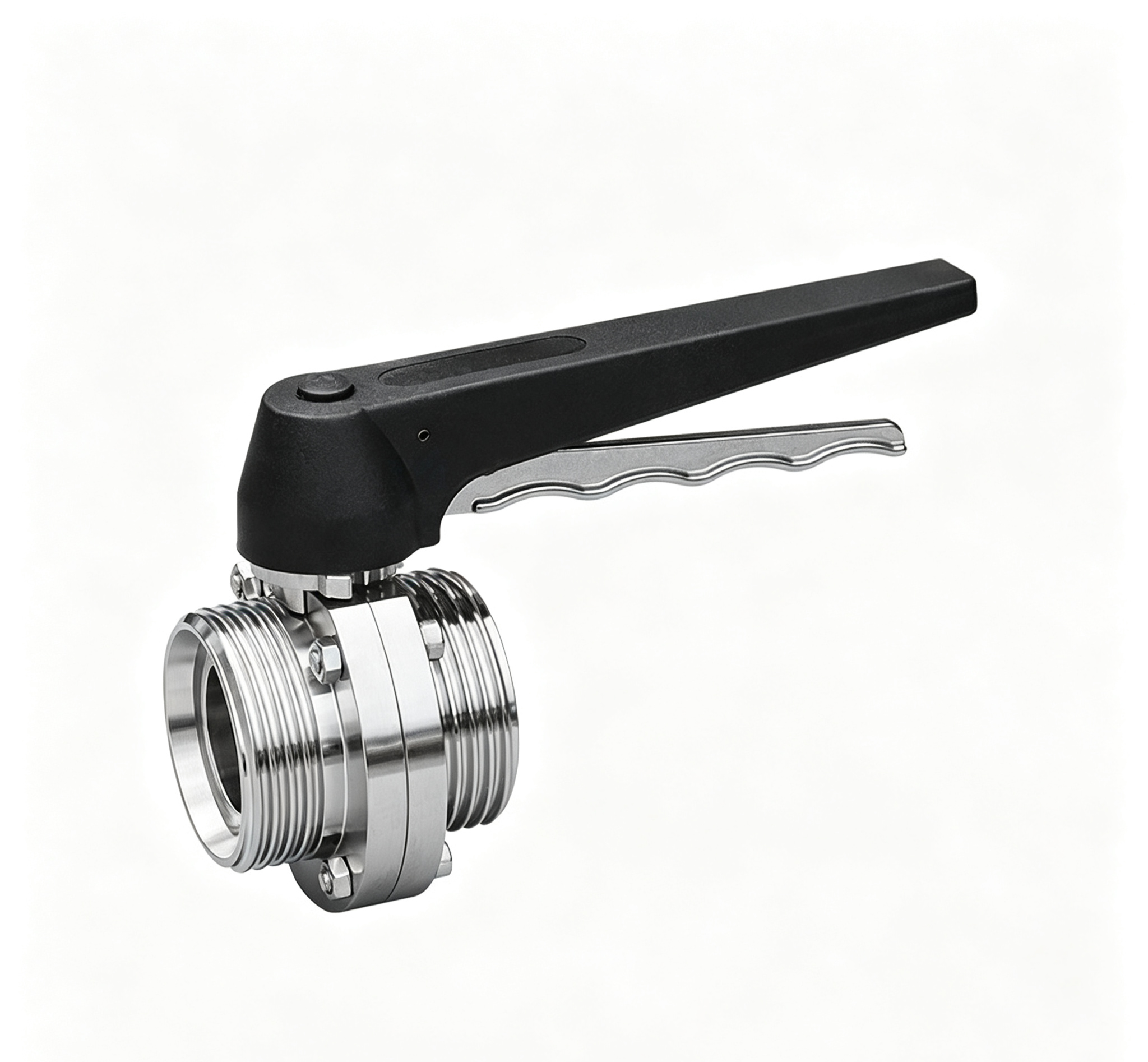 Duck-Billed External Thread Butterfly Valve | Stainless Steel Sanitary Valve
