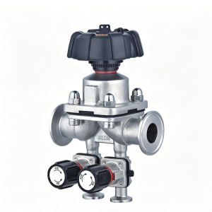 Double-Headed Sterilization Diaphragm Valve | Stainless Steel Sanitary Valve