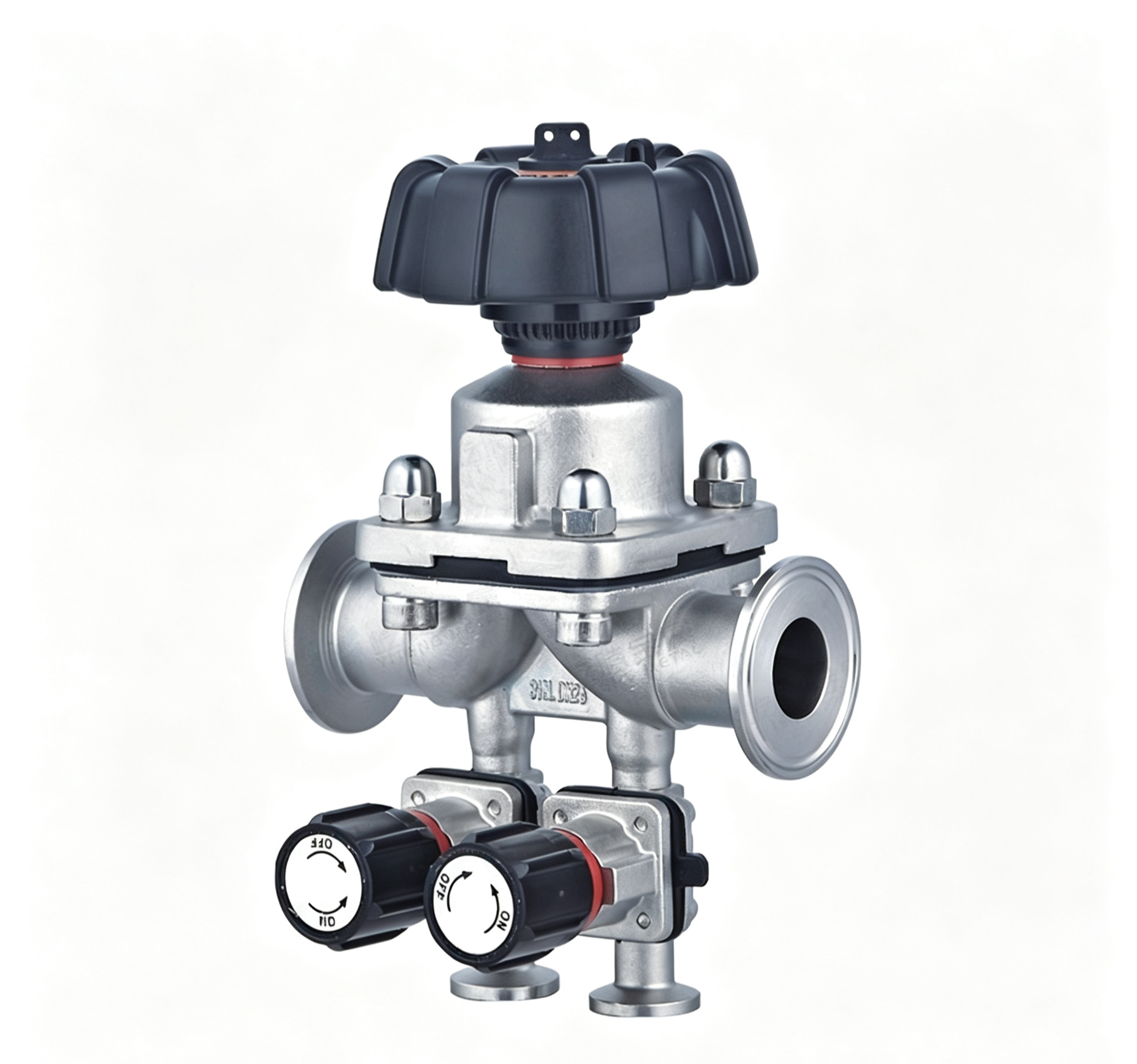 Double-Headed Sterilization Diaphragm Valve | Stainless Steel Sanitary Valve